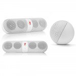 Wholesale Five Star Pill Portable Bluetooth Speaker (White)